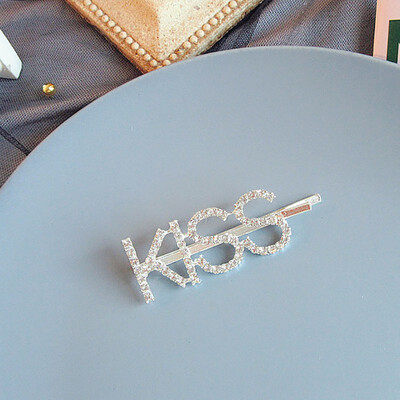 Alloy Hairpin Rhinestone English Letter Barrette Personality Word Women Hair Clips Hairclip Female Hair Accessories 8 Models
Alloy Hairpin Rhinestone English Letter Barrette Personality Word Women Hair Clips Hairclip Female Hair Accessories 8 Models