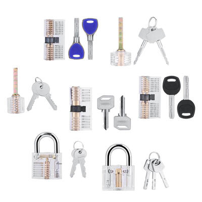 Greensen 7 Pcs Transparent Padlock Set Pick Cutaway Practice Lock With Key Removing Hook Kit Tool
Greensen 7 Pcs Transparent Padlock Set Pick Cutaway Practice Lock With Key Removing Hook Kit Tool