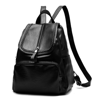Backpack female 2018 new wave soft leather Korean fashion wild casual dual-use travel shoulder bag handbag
Backpack female 2018 new wave soft leather Korean fashion wild casual dual-use travel shoulder bag handbag