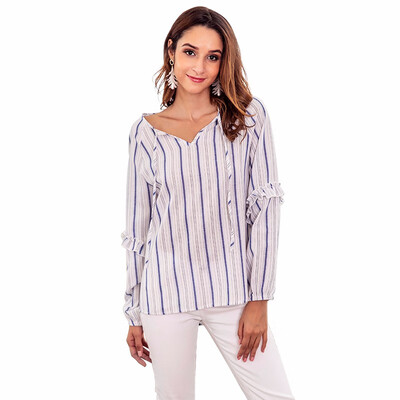 New Striped Blouse Women Loose Slim Fit Long Sleeve Womens Shirts Fashion Top Womens Blouses
New Striped Blouse Women Loose Slim Fit Long Sleeve Womens Shirts Fashion Top Womens Blouses