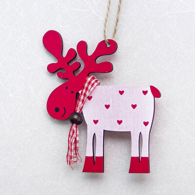 Gobestart Painted Wood Elk Pendant Christmas Tree Decoration Xmas Decor Deer Ornaments
Gobestart Painted Wood Elk Pendant Christmas Tree Decoration Xmas Decor Deer Ornaments