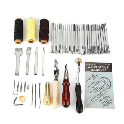 Professional 48pcs Leather Craft Tools Kit Hand Leathercraft Accessories Leather Making Tool Set
Professional 48pcs Leather Craft Tools Kit Hand Leathercraft Accessories Leather Making Tool Set