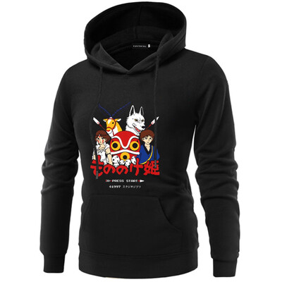 Japanese Anime Princess Mononoke Hoodie Casual Long Sleeve Printed Cool Hooded Sweatshirt Anime Pullover Tops
Japanese Anime Princess Mononoke Hoodie Casual Long Sleeve Printed Cool Hooded Sweatshirt Anime Pullover Tops