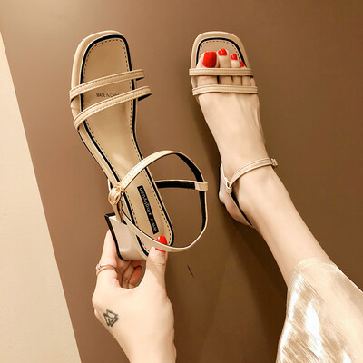 Net red sandals women 2019 new Joker with thick-heeled fairy wind buckle belt temperament gladiator sandals
Net red sandals women 2019 new Joker with thick-heeled fairy wind buckle belt temperament gladiator sandals