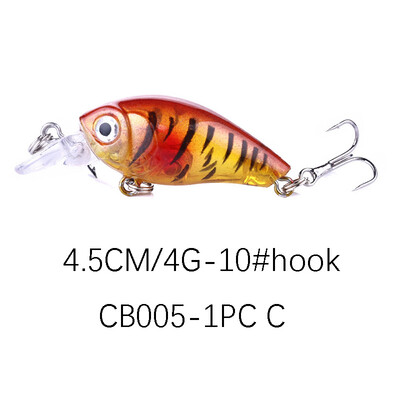 New Hot Crank Lures Fishing lure 45cm 4G Bait Minnow Fishing Lures 3D Eyes Wobblers Crankbait
New Hot Crank Lures Fishing lure 45cm 4G Bait Minnow Fishing Lures 3D Eyes Wobblers Crankbait
