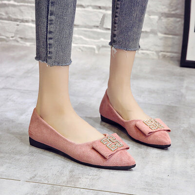 Single shoe female water drill flat bottom with soft bottom&pointed toe at night with a foot on shallow beans ladle shoes
Single shoe female water drill flat bottom with soft bottom&pointed toe at night with a foot on shallow beans ladle shoes