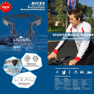 Andoer NICE 5 Stylish Portable Waterproof Neck-strap Bone Conduction Style Wireless Outdoor Sport Bluetooth 40 EDR Stereo Hands
Andoer NICE 5 Stylish Portable Waterproof Neck-strap Bone Conduction Style Wireless Outdoor Sport Bluetooth 40 EDR Stereo Hands