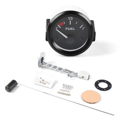 52mm2" Universal Black Bezel Gas Fuel Level Gauge Analogue Blue LED Lighting Car Marine Boat 12V Automotive Gauge
52mm2" Universal Black Bezel Gas Fuel Level Gauge Analogue Blue LED Lighting Car Marine Boat 12V Automotive Gauge