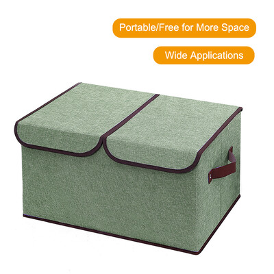 Double-Cover Dual Cap Storage Box Cotton And Linen Receipt Boxes Clothes Stuffed Animals Toys Office Supplies Organizer Bin Saving
Double-Cover Dual Cap Storage Box Cotton And Linen Receipt Boxes Clothes Stuffed Animals Toys Office Supplies Organizer Bin Saving