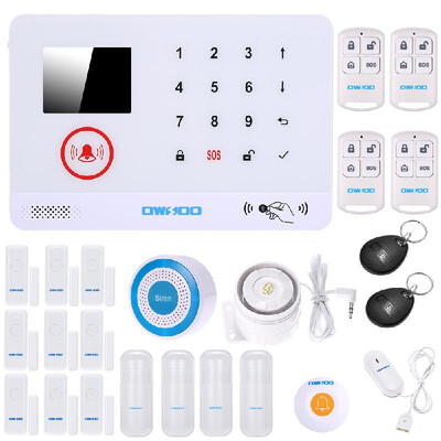 OWSOO 433MHz Wireless Auto-dial 3G SMS Alarm Security System Water Door Sensor LCD Display Wired & Wireless Siren Kit Phone App Re
OWSOO 433MHz Wireless Auto-dial 3G SMS Alarm Security System Water Door Sensor LCD Display Wired & Wireless Siren Kit Phone App Re