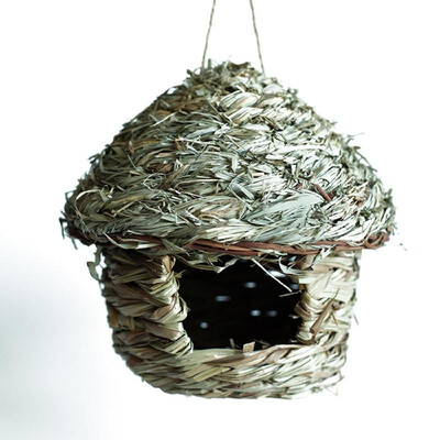 Grass Bird Nest Bird Hut Cage House Breeding Cave Woven Hanging Birdhouses for Parrot Canary Cockatiel Resting Place
Grass Bird Nest Bird Hut Cage House Breeding Cave Woven Hanging Birdhouses for Parrot Canary Cockatiel Resting Place
