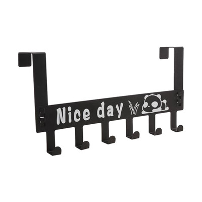 Gobestart Creative Simple Wrought Iron Door Hook No T race Free Punching Storage Rack
Gobestart Creative Simple Wrought Iron Door Hook No T race Free Punching Storage Rack