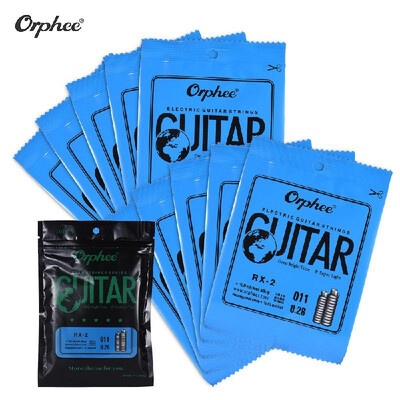 Orphee RX-3 Single String Replacement for Electric Guitar 3rd G-String 016 10-Pack Nickel Alloy Super Light Tension
Orphee RX-3 Single String Replacement for Electric Guitar 3rd G-String 016 10-Pack Nickel Alloy Super Light Tension