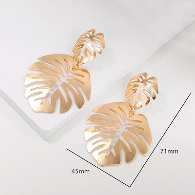 Korean Earrings Metal Openwork Leaves Dangle Drop Earrings For Women Geometric Statement Earings Fashion Jewelry 2019 Oorbellen
Korean Earrings Metal Openwork Leaves Dangle Drop Earrings For Women Geometric Statement Earings Fashion Jewelry 2019 Oorbellen