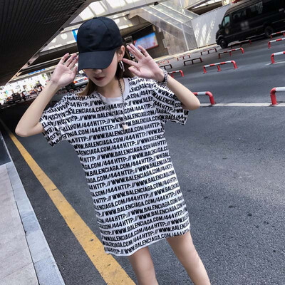 Summer Spring Cotton Short Sleeve Female T-shirts Harajuku Loose Letter Print Oversize T Shirt Casual Long Tops Tee
Summer Spring Cotton Short Sleeve Female T-shirts Harajuku Loose Letter Print Oversize T Shirt Casual Long Tops Tee
