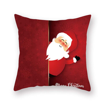 18 X 18 Inch New Christmas Decoration Pillowcase Santa Claus Pillow Case Bedroom Decoration Cushion Cover Without Inner 
18 X 18 Inch New Christmas Decoration Pillowcase Santa Claus Pillow Case Bedroom Decoration Cushion Cover Without Inner