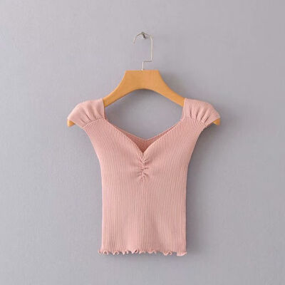 Women Summer V-Collar Tube Wrapped Chest Slim Knitting Vest Bottoming Stretch Sling Bottoming Camisole
Women Summer V-Collar Tube Wrapped Chest Slim Knitting Vest Bottoming Stretch Sling Bottoming Camisole