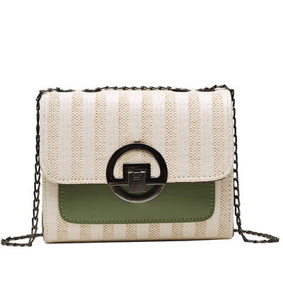 Contrast Color Stripe Woven Shoulder Bag Women Chain Small Square Bags Crossbody Bag Ladies Handbag Bolso Mujer YJ
Contrast Color Stripe Woven Shoulder Bag Women Chain Small Square Bags Crossbody Bag Ladies Handbag Bolso Mujer YJ