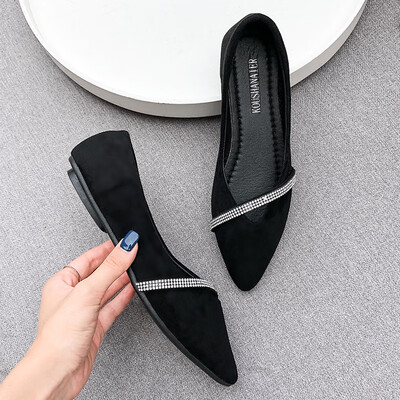Nethong pointed single shoe female summer style Korean version 100 sets of shallow flat sole shoe Water Diamond Fairy wind gentle
Nethong pointed single shoe female summer style Korean version 100 sets of shallow flat sole shoe Water Diamond Fairy wind gentle