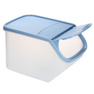5L Plastic Food Storage Bin Rice Fruit Vegetables Cornmeal Snacks Container Holder with Flip-Top Lid with Measurement Cup--Blue
5L Plastic Food Storage Bin Rice Fruit Vegetables Cornmeal Snacks Container Holder with Flip-Top Lid with Measurement Cup--Blue