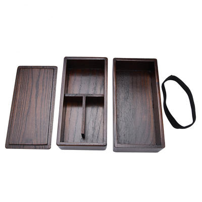 Greensen Natural Wooden Lunch Box Double Layer Rectangle Food Container for Picnic Sushi Bento
Greensen Natural Wooden Lunch Box Double Layer Rectangle Food Container for Picnic Sushi Bento