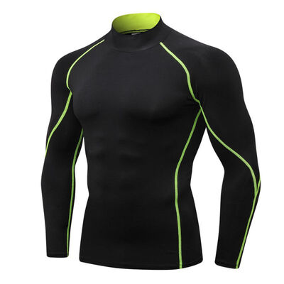 Men Long Sleeve Speed Dry T-Shirts Fitness High Collar Sports Running Training High-elastic Tight-fitting Tops
Men Long Sleeve Speed Dry T-Shirts Fitness High Collar Sports Running Training High-elastic Tight-fitting Tops