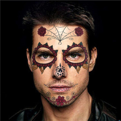 Toponeto Halloween Temporary Face Art Waterproof Mask Sugar Skull Tattoo Beauty Sticker
Toponeto Halloween Temporary Face Art Waterproof Mask Sugar Skull Tattoo Beauty Sticker