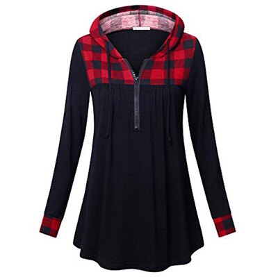 Starmoon Womens V Neck Long Sleeve Casual Pullover Plaid Hooded Sweatshirt Blouse Tops
Starmoon Womens V Neck Long Sleeve Casual Pullover Plaid Hooded Sweatshirt Blouse Tops
