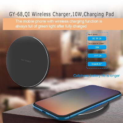 Portable Aluminum Alloy Ultra-thin Round Shape Qi Standard Wireless Charger 10W Fast Charging Pad Universal Phone Charge Base for
Portable Aluminum Alloy Ultra-thin Round Shape Qi Standard Wireless Charger 10W Fast Charging Pad Universal Phone Charge Base for