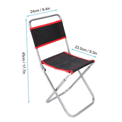 Greensen Portable Folding Aluminum Alloy Chair Outdoor Fishing Camping Picnic Seat with Backrest
Greensen Portable Folding Aluminum Alloy Chair Outdoor Fishing Camping Picnic Seat with Backrest