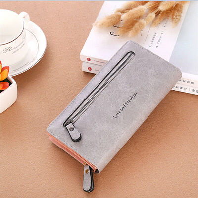 2018 New Style Fashion Letter Women PU Leather Wallet Purse Long Clutch Box Bag Phone Zipper Long Wallets
2018 New Style Fashion Letter Women PU Leather Wallet Purse Long Clutch Box Bag Phone Zipper Long Wallets