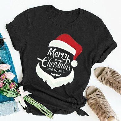 Tailored Womens Christmas Letter Printed Round Neck Short Sleeve T-shirts Tops Blouse
Tailored Womens Christmas Letter Printed Round Neck Short Sleeve T-shirts Tops Blouse