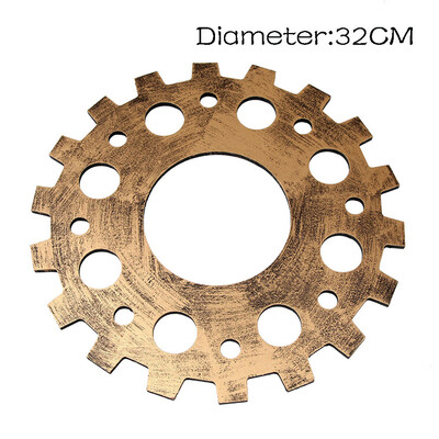 Toponeto European Modern Vintage Steampunk Gear Industrial Style Wall Home Decoration Sil
Toponeto European Modern Vintage Steampunk Gear Industrial Style Wall Home Decoration Sil