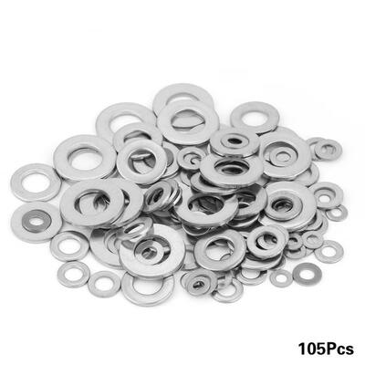 Greensen 105Pcs Stainless Steel Large Size Flat Round Spring Washer Lock Tool Kit Set
Greensen 105Pcs Stainless Steel Large Size Flat Round Spring Washer Lock Tool Kit Set