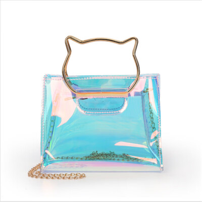 2018 New Style Fashion Laser PVC Clear Chains Clutch Purse Girls Bag Party Handbag Women Messengers
2018 New Style Fashion Laser PVC Clear Chains Clutch Purse Girls Bag Party Handbag Women Messengers