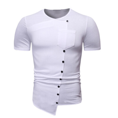 Toponeto Mens New Pattern Casual Fashion Irregular Lapel Printing Short Sleeve Shirt
Toponeto Mens New Pattern Casual Fashion Irregular Lapel Printing Short Sleeve Shirt