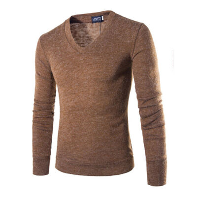 Mens Casual Slim Fit Solid Long Sleeve Pullover V-Neck Fleece Sweatshirt Sweater Basic Tee
Mens Casual Slim Fit Solid Long Sleeve Pullover V-Neck Fleece Sweatshirt Sweater Basic Tee