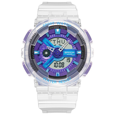 〖Follure〗Fashion waterproof sports watch transparent strap digital couple watch Men
〖Follure〗Fashion waterproof sports watch transparent strap digital couple watch Men