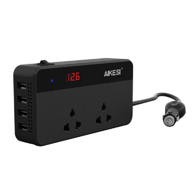 Car Inverter 12V24V to 110V220V 200W Power Inverter Voltage Converter With 4 USB Socket Charger Auto Cigarette Lighter Automobil
Car Inverter 12V24V to 110V220V 200W Power Inverter Voltage Converter With 4 USB Socket Charger Auto Cigarette Lighter Automobil