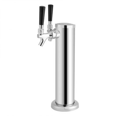 Greensen Dual Taps Stainless Steel Draft Beer Tower Dispense Drinking Chrome Faucet for Home Bar Pub Use
Greensen Dual Taps Stainless Steel Draft Beer Tower Dispense Drinking Chrome Faucet for Home Bar Pub Use