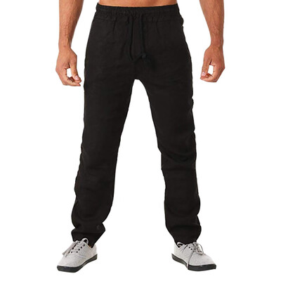Gobestart Mens Summer New Style Simple And Fashionable Solid Cotton And Linen Trousers
Gobestart Mens Summer New Style Simple And Fashionable Solid Cotton And Linen Trousers
