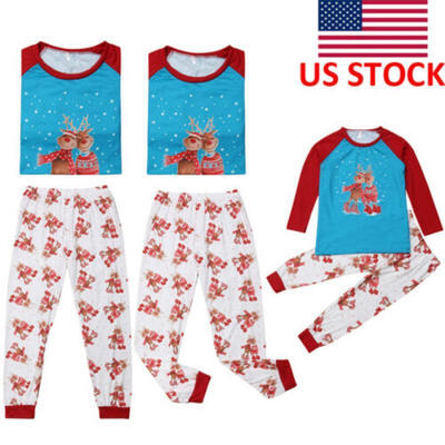Family Matching Christmas Pajamas Set Women Baby Kids Santa Sleepwear Nightwear
Family Matching Christmas Pajamas Set Women Baby Kids Santa Sleepwear Nightwear