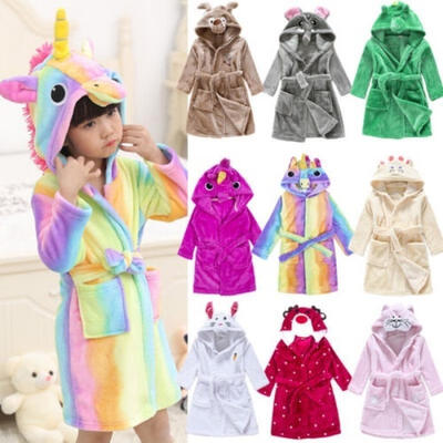1-7 Years Kids Baby Flannel Hooded Bath Robe Cartoon Bathing Towel Sleepwear Pajamas
1-7 Years Kids Baby Flannel Hooded Bath Robe Cartoon Bathing Towel Sleepwear Pajamas