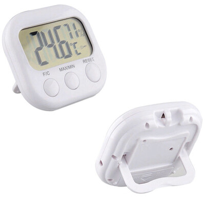 Siaonvr Digital LCD Indoor Thermometer Hygrometer Gauge Clock Temperature Humidity Meter
Siaonvr Digital LCD Indoor Thermometer Hygrometer Gauge Clock Temperature Humidity Meter