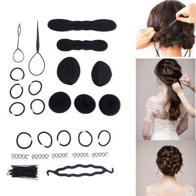 Hair Maker Kit65 Pcs Fashion Women Magic Hair Twist Styling Accessories Hairpins Bun Maker Braid Tools Kit Hair Braid Tools
Hair Maker Kit65 Pcs Fashion Women Magic Hair Twist Styling Accessories Hairpins Bun Maker Braid Tools Kit Hair Braid Tools