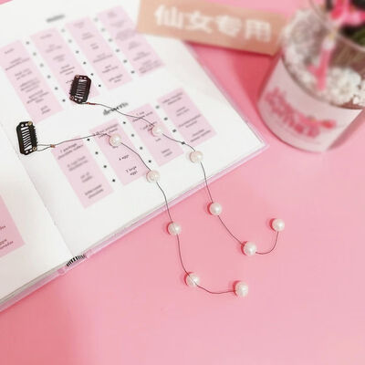 Pearl beaded invisible hair clips braided love hair rope fairy hairpin wig piece girl heartq1
Pearl beaded invisible hair clips braided love hair rope fairy hairpin wig piece girl heartq1