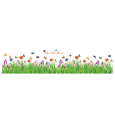Greensen Butterflies&Flowers Skirting Wall Sticker Removable Self-adhesive Art Decal for Living Room Wall DecalWall Sticker
Greensen Butterflies&Flowers Skirting Wall Sticker Removable Self-adhesive Art Decal for Living Room Wall DecalWall Sticker