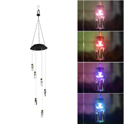 Solar Power Wind Bell Lights Color Changing Wind Chimes Spiral Spinner Portable Wind Mobile Waterproof for Patio Yard Garden Home
Solar Power Wind Bell Lights Color Changing Wind Chimes Spiral Spinner Portable Wind Mobile Waterproof for Patio Yard Garden Home