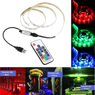 〖Follure〗1M 5050 RGB LED Strip Non-Waterproof USB LED Light Strips Flexible Tape DC 5V
〖Follure〗1M 5050 RGB LED Strip Non-Waterproof USB LED Light Strips Flexible Tape DC 5V