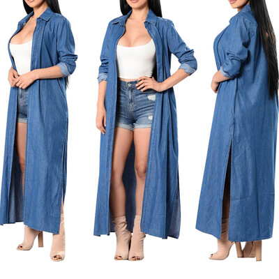 〖Follure〗Womens Long Sleeve Long Pattern Sexy Fashion Denim Trench Cardigan Cape Coat
〖Follure〗Womens Long Sleeve Long Pattern Sexy Fashion Denim Trench Cardigan Cape Coat